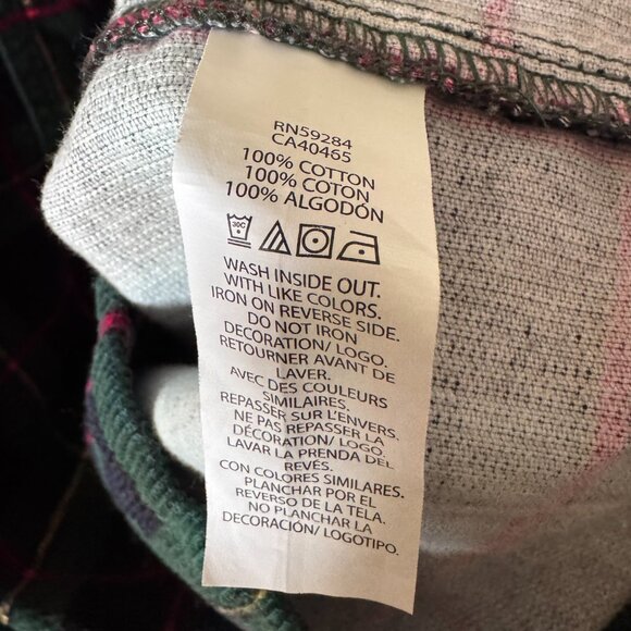 Girls Childrens Place Tartan Plaid Corduroy Dress | Adjustable Straps | Size 12 - Picture 14 of 15